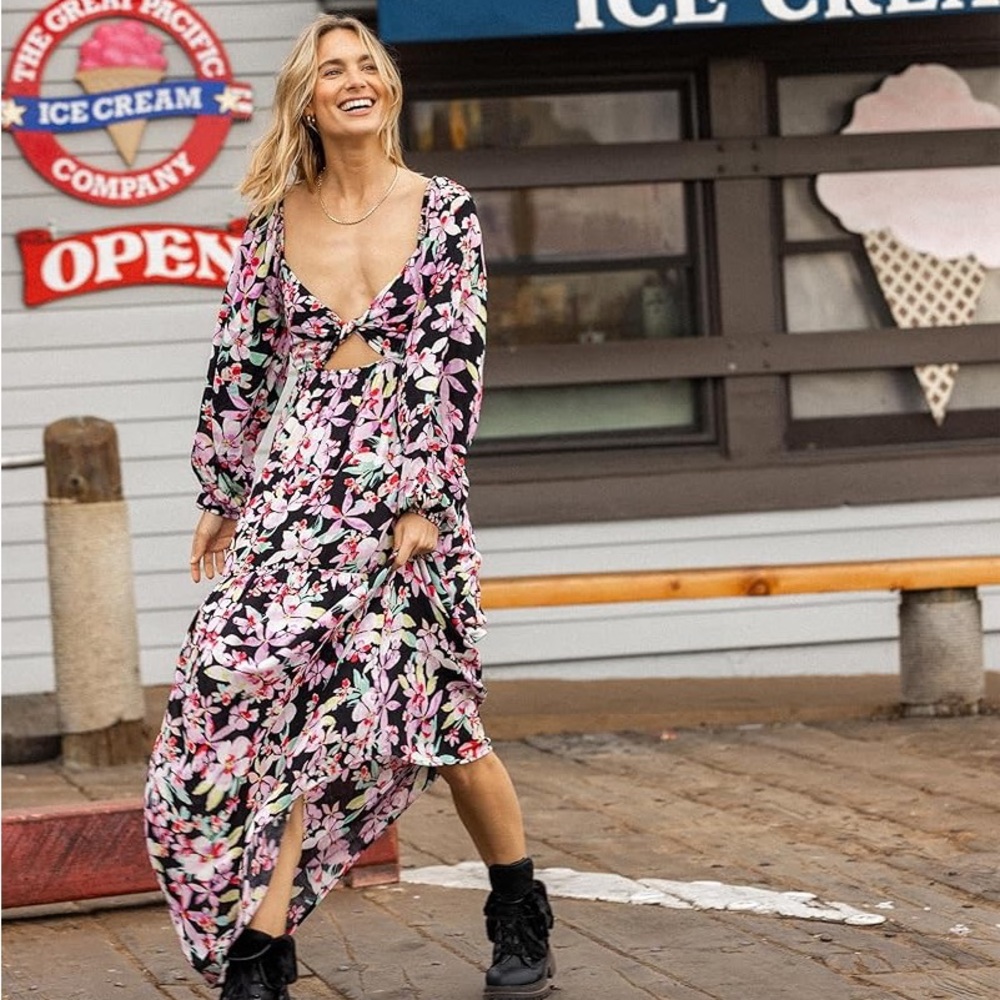 Roxy Maxi Dress NWT size L